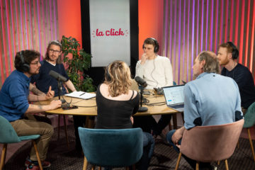 Enregistrement du 6eme podcast de la Click chez Via Storia